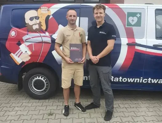 Druh Przemysław Drabczak ukończył Kurs Kwalifikowanej Pierwszej Pomocy