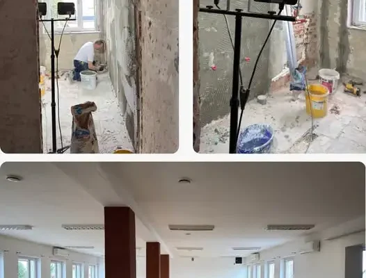Świetlica wiejska w Domaniowie przechodzi modernizację