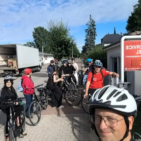 Uczniowie z Oławy na polsko-niemieckiej wymianie – rowerami przez Uznam