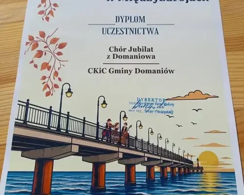 Chór Jubilat z Domaniowa na 24. Spotkaniach Artystycznych Seniorów w Międzyzdrojach