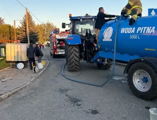 Gmina Domaniów dziękuje za pomoc w kryzysie wodnym