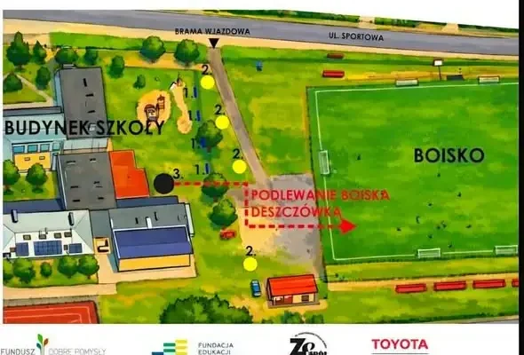 EKO Boisko w Domaniowie wchodzi w decydującą fazę – prace idą pełną parą