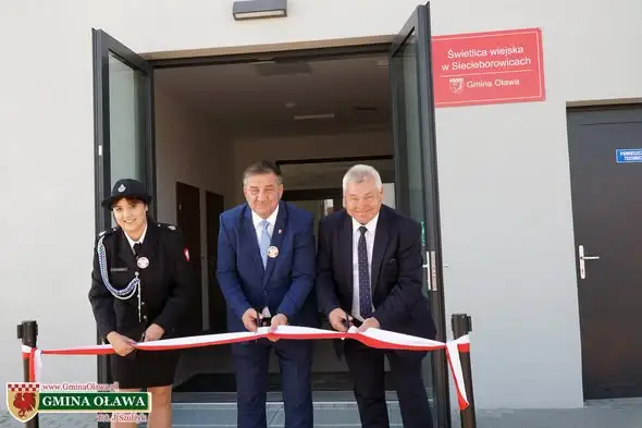 Nowa świetlica wiejska w Siecieborowicach oficjalnie otwarta