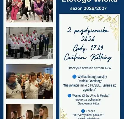 Inauguracja Akademii Złotego Wieku w MGCK – już dziś o 17:00