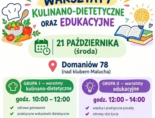 Bezpłatne warsztaty kulinarne i edukacyjne dla uczestników FEPŻ w Domaniowie