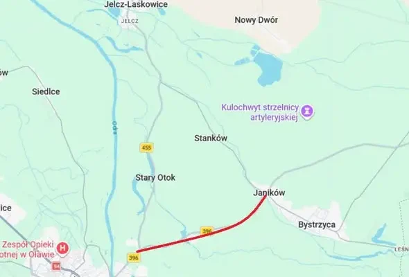 Nocne utrudnienia na DW396. Transport ponadgabarytowy zamknie drogę