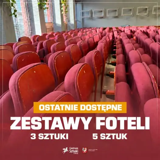 Ostatnia szansa na fotele z Kina Odra w Oławie – zostały tylko dwa zestawy