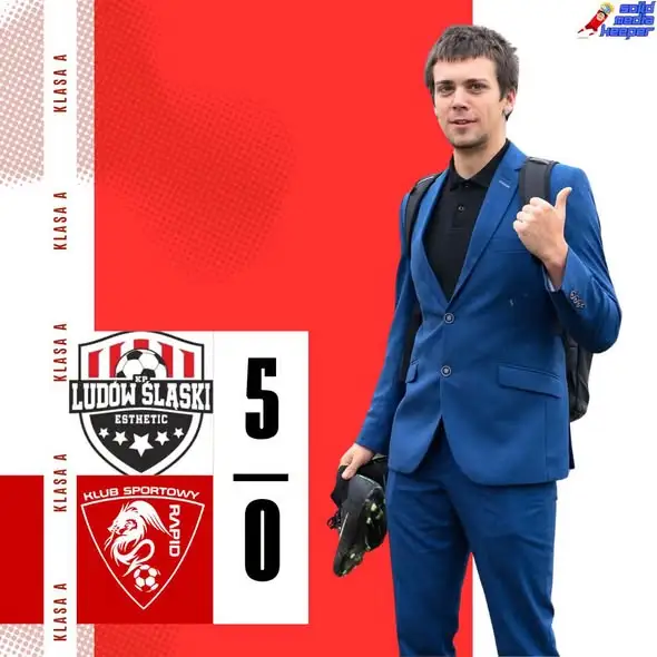 Karol Kraś wziął ślub, a jego drużyna przegrała 0:5 w Esthetic Ludów Śląski