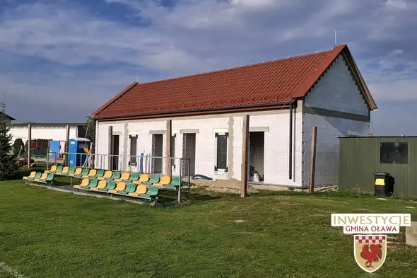 Nowa szatnia sportowa w Niemilu – trwa budowa