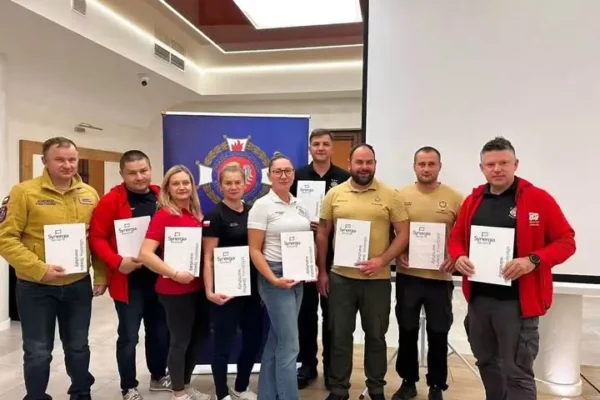Opiekunowie Młodzieżowych Drużyn Pożarniczych z Dolnego Śląska na szkoleniu „Akademia Liderów MDP”