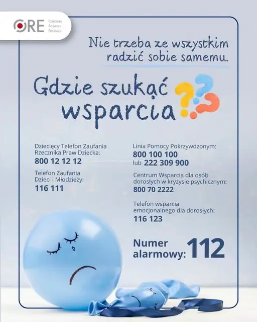 Gdzie szukać wsparcia? Numery telefonów zaufania dla dzieci, młodzieży i dorosłych