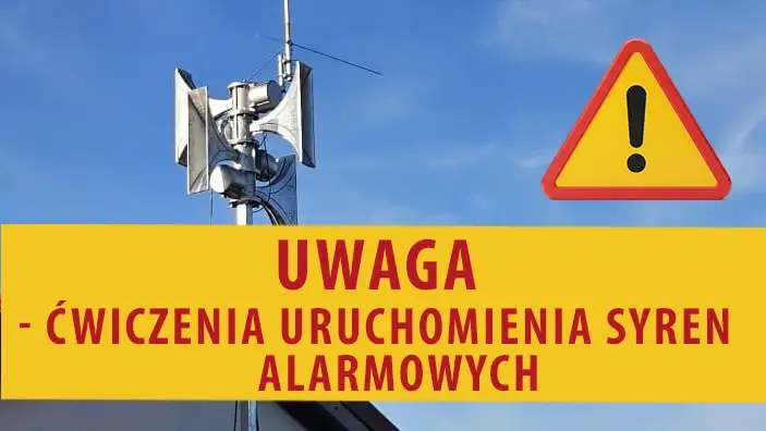 Gmina Oława: ćwiczenie syren alarmowych już dziś o 12:00