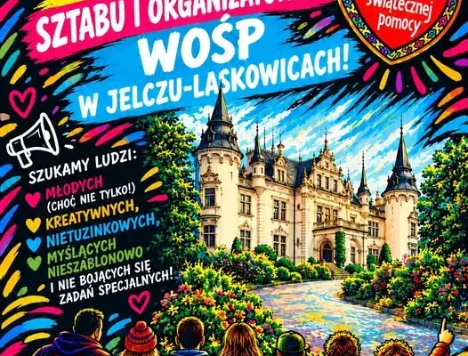 Sztab WOŚP w Jelczu-Laskowicach szuka wolontariuszy – spotkanie organizacyjne 4 listopada