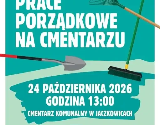 Wspólne porządki na cmentarzu w Jaczkowicach – 24 października