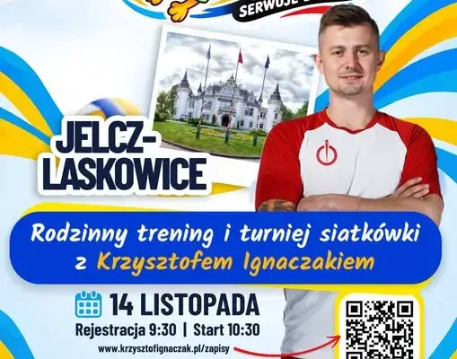 Rodzinny camp siatkarski z Krzysztofem Ignaczakiem w Jelczu-Laskowicach
