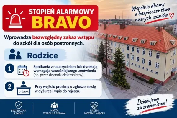 Szkoła w Oławie zaostrza zasady wejścia – rodzice muszą się umawiać