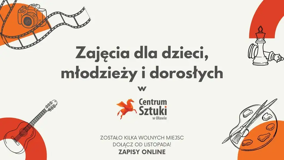 Oława: zostały ostatnie wolne miejsca na warsztaty w Centrum Sztuki